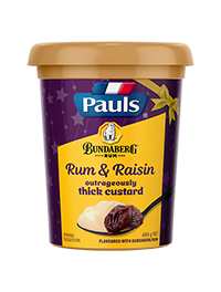 Bundaberg Rum & Raisin Flavoured Custard 600g